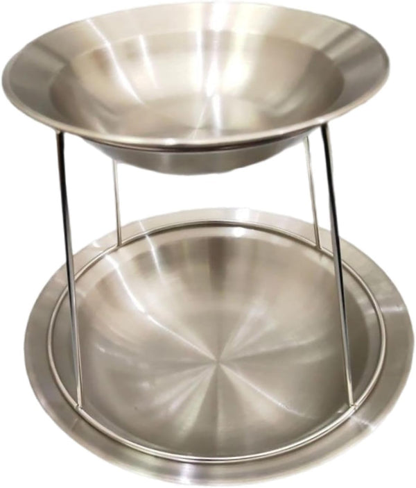 HRYUBTC Seafood Stand Seafood Tray Rack Stainless Steel Tray Stand for Dessert Wedding