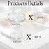 LAIFOOSHEN 12PCS 1.6IN &2.4IN Non-Slip Clear Self-Adhesive Tabs Feet for Cutting Board, Silicone Cutting Board