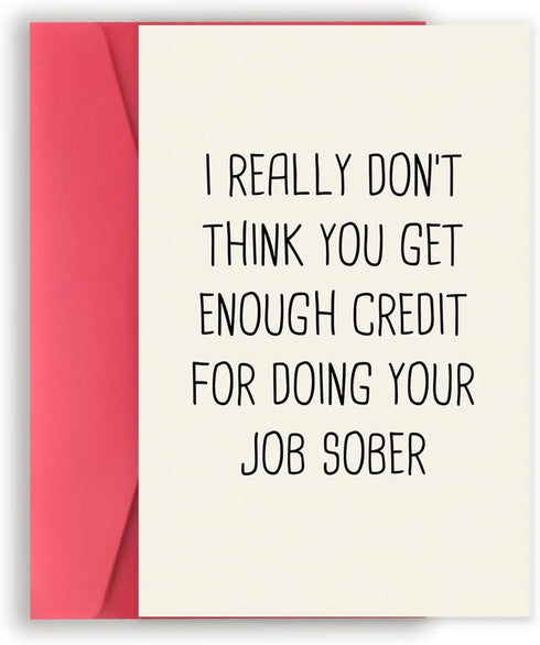 Missonemi Funny Boss Day Card Gift, Best Retirement Card Gifts for Woman