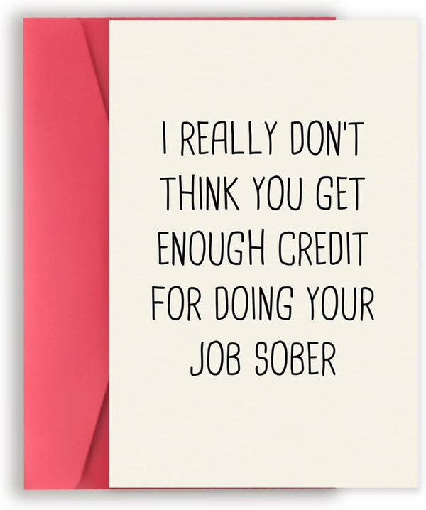 Missonemi Funny Boss Day Card Gift, Best Retirement Card Gifts for Woman