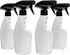 16oz 4 Pack Reusable Plastic Spray Bottle Sprayer for Bleach, Auto Detailing,