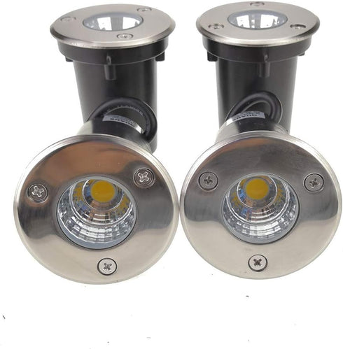 QUANS 3W Watt 12V 24V DC AC Low Voltage in Ground Well