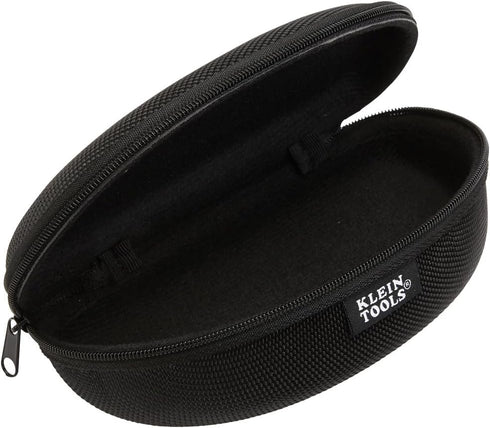 Klein Tools 60176 Safety Glasses Case, Hard Eye Protection Case with Zipper Closure
