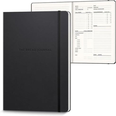Bakers Recipe Book, Write Your Own Recipes & Record Details, Soft Vegan Leather, 128 Pages