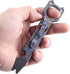 LIPOUD Twosun Titanium Pry Bar EDC Pry Tool Bottle Opener Outdoor Multifunctional Prybar With Pocket Clip (Flame Ti)