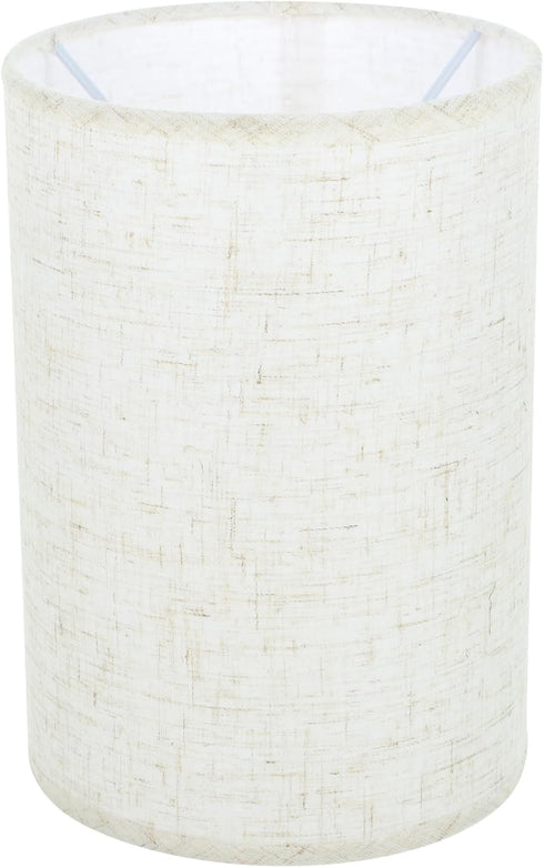Hemoton Linen Lampshade Replacement Lampshades Cylindrical Fabric Drum Lamp Covers Lamps Shades