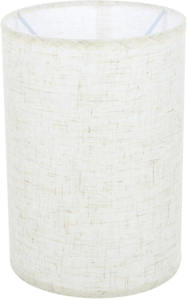 Hemoton Linen Lampshade Replacement Lampshades Cylindrical Fabric Drum Lamp Covers Lamps Shades