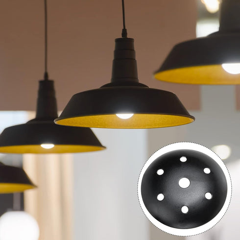 4pcs Cabilock Ceiling Light Cover Plates Chandelier Plates Desktop Lamp Bases Pendant Lamp Chassis Easy Install