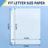 SUNEE Sheet Protectors 8.5x11 Inches for 3 Ring Binder, PVC-Free Clear Page Protectors Plastic Cover for Paper, Documents, Photos, Top Loading Binder Sleeves Letter Size 200 Packs