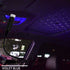 WLngtv 3 Pcs USB Star Night Light, Car Roof Star Lights, Car Roof Interior Ceiling Lights,Portable Adjustable Romantic