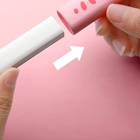 Doraking Cute Pink Kawaii Cat Paw Erasers, Retractable Rubber Push-Pull Erasers for Kids
