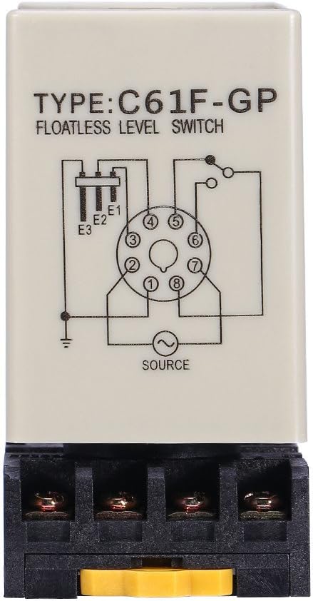 Liquid Water Level Sensor, Floatless Level Switch, C61F-GP AC220V 50HZ/60HZ Liquid Level Controller