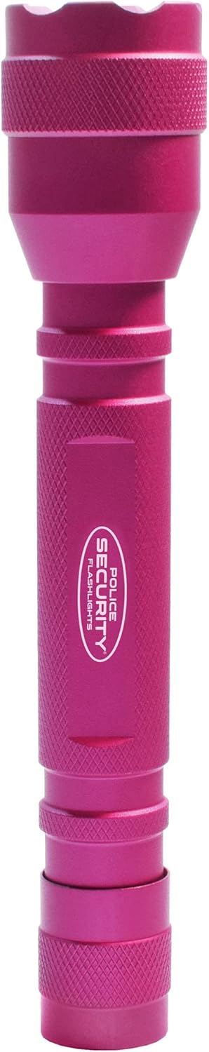 Police Security Maiden Ultra Bright LED Flashlight, 180 Lumens, 150 Meter Beam Distance, Compact & Water Resistant