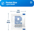 Dry & Dry Silica Gel Packets - Rechargeable Desiccants, White - 50 Packets (1 Gram)