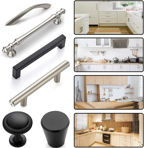 King&Charles Cabinet Hardware Jig, Cabinet Handle Jig with Point Wood Drills for Handles and Pulls on Cabinets
