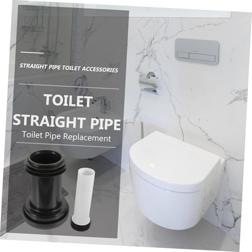2pcs Toilet Connecting Water Flush Extension, Lengthened Toilet Parts for Wall Drain