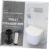 2pcs Toilet Connecting Water Flush Extension, Lengthened Toilet Parts for Wall Drain