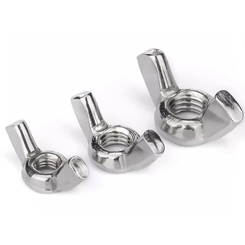 sotoolstop 5/16"-18 18-8(304) 10Pcs-Pack Wing Nuts,Stainless Steel Wing Nuts