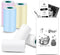Color Mini Printer Sticker Thermal Printer with 6 Rolls of PaperCan be