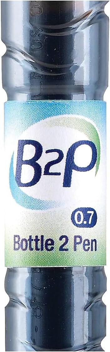 Pilot 31600 B2P Bottle-2-Pen Recycled Retractable Gel Ink Pen, Black Ink, 0.7mm