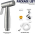 ZLOCYIVHE 2 Set Handheld Bidet Sprayer for Toilet, Mode Water Cloth Diaper Sprayer Stainless Steel Toilet Mount
