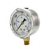 PIC Gauges PRO-201L-254K Pressure Gauge, 0-600 PSI, 2 1/2" Dial, 1/4" Male NPT, Bottom Mount, Glycerin Filled