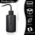 9 Pcs 250 ml Tattoo Wash Bottle Water Squirt Bottle Lab Squeeze Bottles Lash Water Bottle with Narrow Mouth Scale Labels Safety Rinse Bottle for Eyelash Extensions, Succulent Watering (Black) by Nuogo