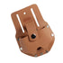 Dnyucen 2 Tape Measure Clip Pcs Leather Shoulder Tape Measure Condom Outdoor Tools Wallet Storage Bag Convenient