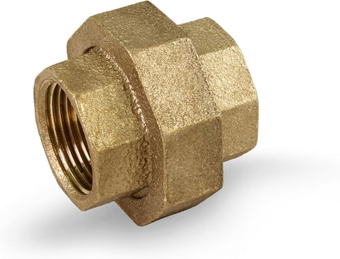 Supply Giant 1 Inch Union for 125 Lb Applications with Female Threaded Connects, Brass Construction, Economical & Easy