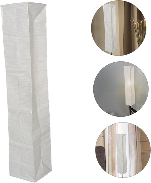 TOPPERFUN Paper Floor Lampshade Replacement Cover Foldable Rice Paper Shade for Standing Lamps in Living Room Bedroom