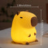YuanDian Capybara Night Light - Adorable Silicone Lamp for Kids, Babies, Adults | Cute Capybara Gift, Nursery Bedroom