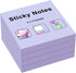 ZCZN Light Purple Sticky Notes, 3 x 3 in, 4 Pads/Pack, 100 Sheets/Pad