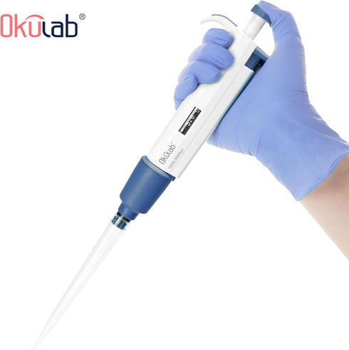 Single-Channel Micropipette, 1000-5000µl, Manual Adjustable Mechanical Pipette, High-Accurate, Autoclavable