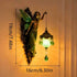 Generic Hotels(1pcs) A Beautifully Designed Vintage Wall Lamp Featuring Fairy Wings, Perfect for Creating a Soft