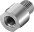 Lathe Headstock Spindle Adapter, Converts FT 3/4" x 16 to MT 1" x 8 TPI for Woodworking Lathe