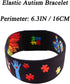 Nanafast Autism Awareness Bracelet - Colorful Elastic Wristband for Women & Men