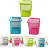 Operitacx 3pcs Pen Bucket Colored Pencils Metal Holder - Square Mesh Pencil Holder for Desk & Makeup Brushes