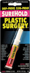 Plastic Surgery Glue - Liquid Bonder for PVC, Wood, Metal & Mirror, 3 Gram, Pack of 6