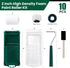 10 Pack, 2 Inch Foam Paint Roller Kit, Mini Paint Roller with Tray Liners, Sponge Brush, Smooth Rolling Frame & Easy
