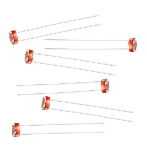 Chanzon 5mm 10 O Photoresistor LDR Resistor, 20pcs Light-Dependent Photoconductor