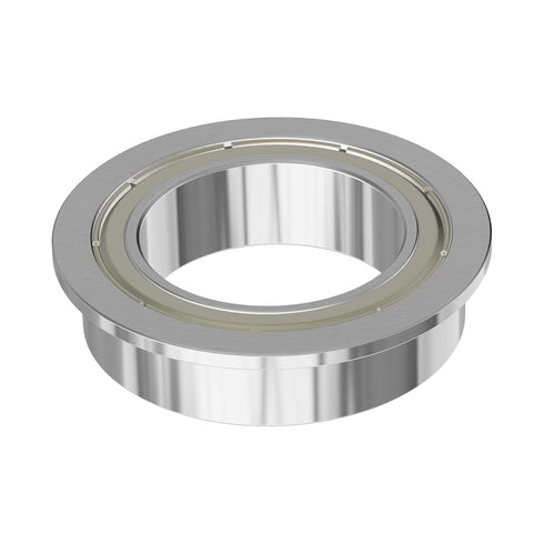 MF74ZZ 10PCS Flange Ball Bearing, 4×7×2.5mm Double Metal Shielded for Industrial Machine