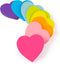 Heart Sticky Notes 3x3 in, 8 Pads, Bright Color Strong Adhesive Post, Clean Removal, 82 Sheets per Pad