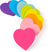 Heart Sticky Notes 3x3 in, 8 Pads, Bright Color Strong Adhesive Post, Clean Removal, 82 Sheets per Pad