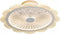 LYNICESHOP 19.7" LED Ceiling Fan Light with Remote, 3 Color Temperatures &