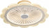 LYNICESHOP 19.7" LED Ceiling Fan Light with Remote, 3 Color Temperatures &