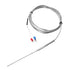 MECCANIXITY K Type Thermocouple Temperature Sensor Probe 2x100mm 6.6ft Wire Stainless Steel 0 to 1000°C (32 to 1832°F)