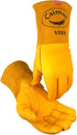 Caiman Premium Top Grain Goatskin MIG Welding Gloves - DuPont Kevlar Stitching, Unlined, 4-inch Gauntlet Cuff