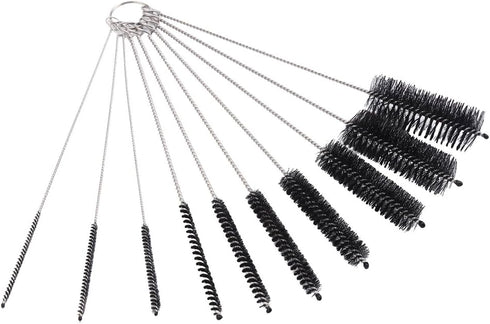 DECORA 10 Pieces Nylon Cleaning Bottle Brush Pipe Cleaning Brushes Tube Brushes