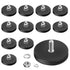 AHIER 12Pack Rubber Coated Magnets, Neodymium Magnet Base with M6 Threaded Studs,