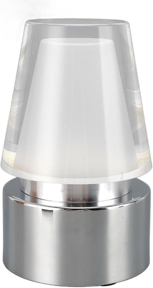ChiweiJ 7 RGB Table Lamp, Color Changing Desk Light with Colors and USB Rechargeable Battery, Acrylic Shade for Soft